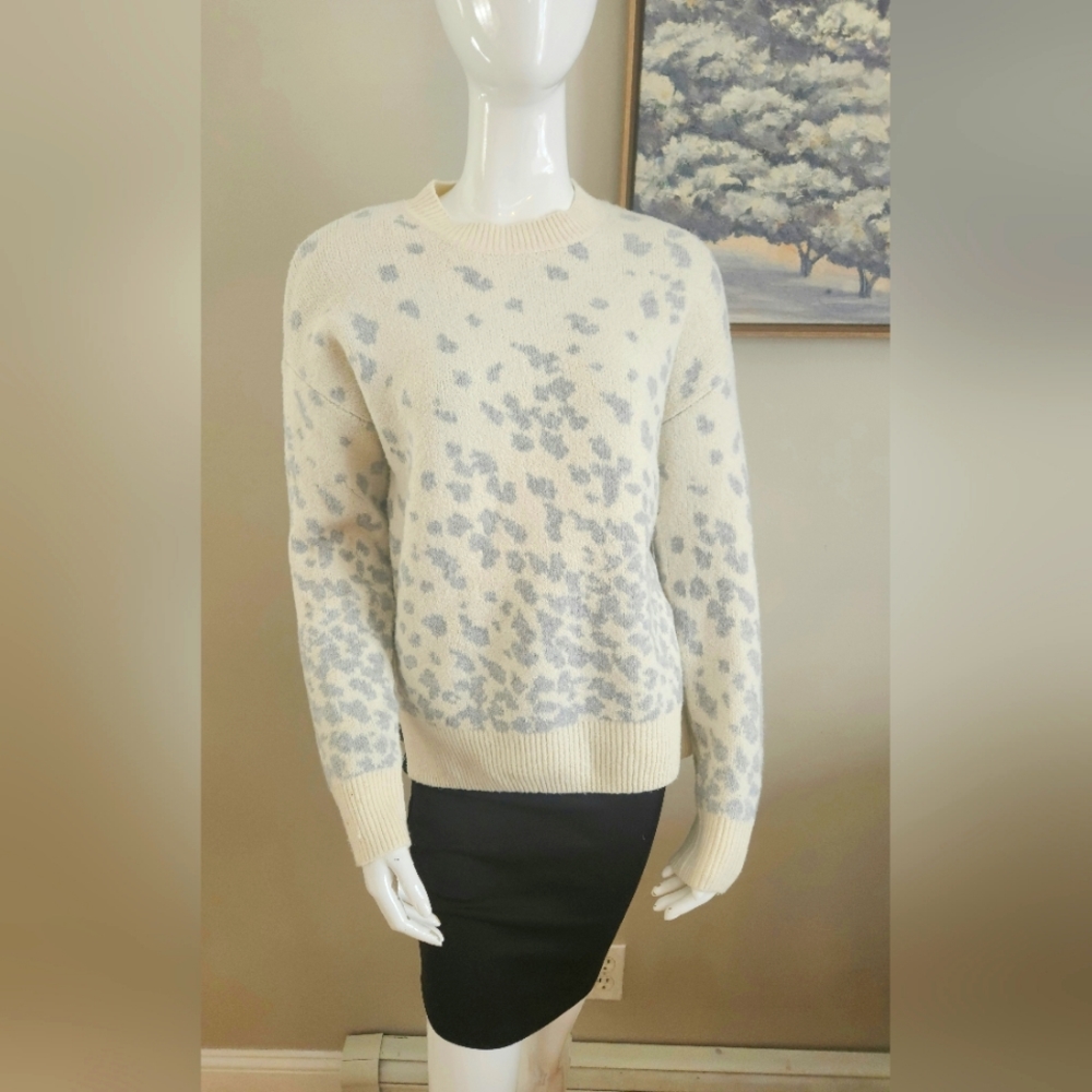 Christian Siriano Leopard Sweater